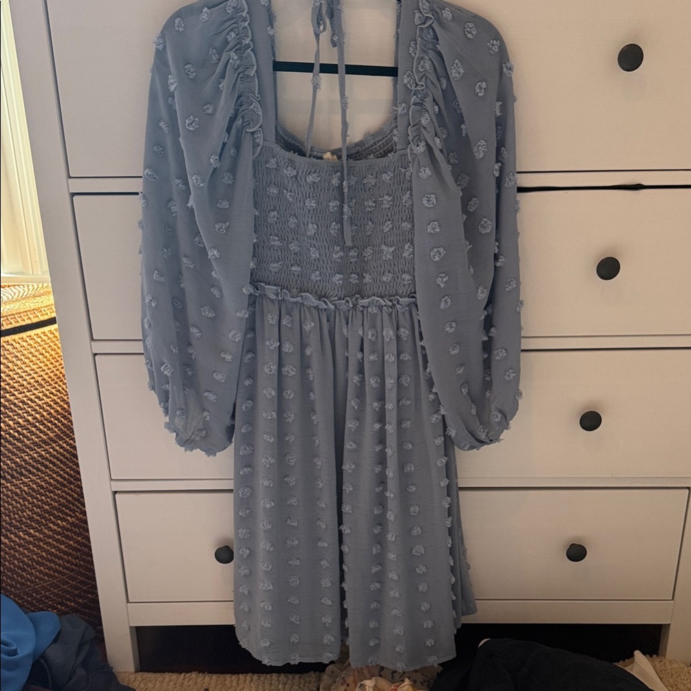 Listicle Blue Midi Dress